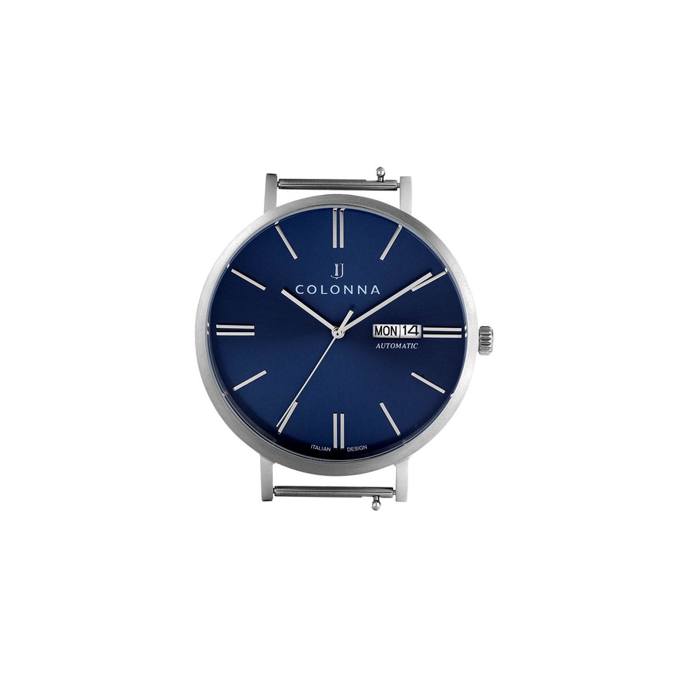 AUTOMATIC - SILVER CASE 42 MM BLUE DEAL
